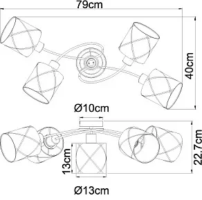 Потолочная люстра Globo Bemmo 15431-5D