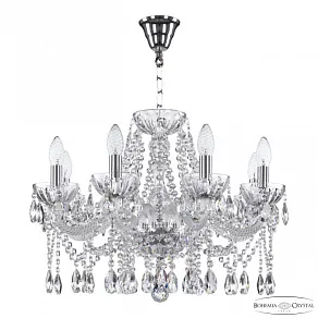 Подвесная люстра Bohemia Ivele Crystal 5413 5413/8/200 Ni Clear/M-1H