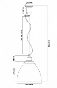 Подвесной светильник Maytoni Bellevue P534PL-01W
