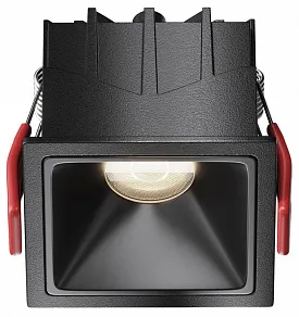 Встраиваемый светильник Maytoni Alfa LED DL043-01-10W4K-SQ-B-1