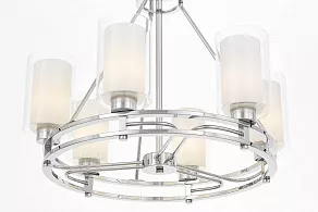 Подвесная люстра LUMINA DECO Marietta LDP 8025-6 CHR+WT