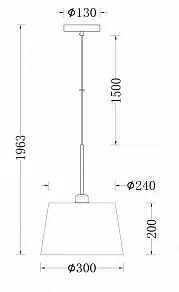 Подвесной светильник Freya Sandy FR5119PL-01BS