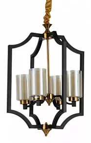 Подвесная люстра LUMINA DECO Vigatto LDP 1224-4 BK+MD