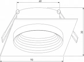 Встраиваемый светильник Elektrostandard Senso a064249