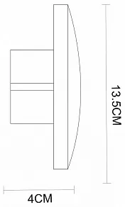Накладной светильник Arte Lamp A1506 A1506AP-1WH
