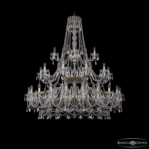 Подвесная люстра Bohemia Ivele Crystal 1411 1411/20+10+5/530/3d G