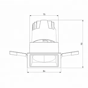 Встраиваемый светильник Elektrostandard Inline a064614