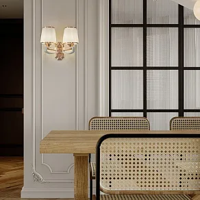 Бра Arte Milano Florentia-2457 302457/2W Wh/Gd