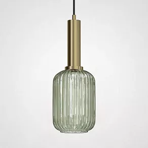 Подвесной светильник Imperiumloft Ferm Living Chinese Lantern A Brass / Green IRIS01