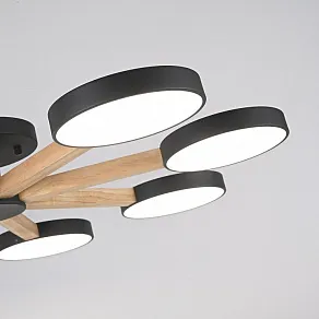 Люстра на штанге Imperiumloft TURNA Black TURNA01