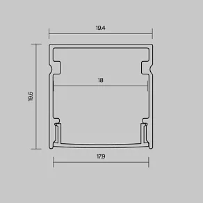 Профиль накладной Maytoni Led Strip  631015