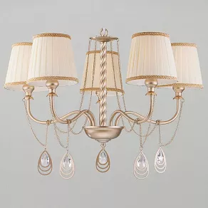 Подвесная люстра Eurosvet Enzo 60068/5 перламутровое золото