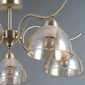 Люстра на штанге ILLUMICO AREZZO IL0733-5CSQ-25 AB AREZZO