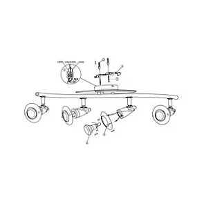 Спот Globo Earl 5435-4