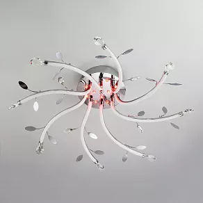 Потолочная люстра Eurosvet Willow 90128/8 хром 72W