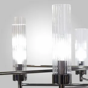 Люстра на штанге AM-Group INDIGO INDIGO SP10 PEARL BLACK