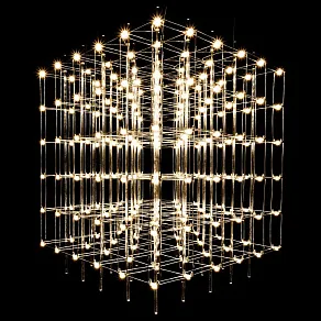 Подвесная люстра O-LUCE Cosmic Glass ячейка 15*15 см 1094011-0