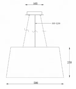 Подвесной светильник Maytoni Calvin Ceiling P179-PL-01-W