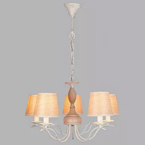 Подвесная люстра Eurosvet 60027 60027/5 белый с золотом