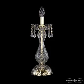 Настольная лампа декоративная Bohemia Ivele Crystal 1410 1410L/1-35 G V0300