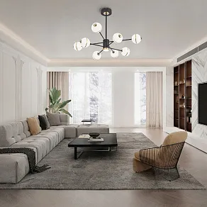 Люстра на штанге Arte Milano Ferrara-72069 272069/8 BK