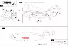 Накладной светильник Eglo ПРОМО Giolina 93778