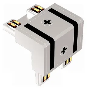 Соединитель угловой внешний для треков накладных iLedex Technical VISION48/25 POWER CONNECT 4825-Г-TYPE-WH