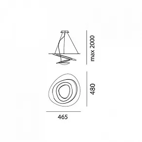 Подвесной светильник Artemide  1249020A