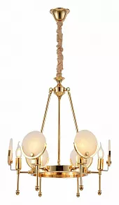 Подвесная люстра LUMINA DECO Montego LDP 8010-6 F.GD