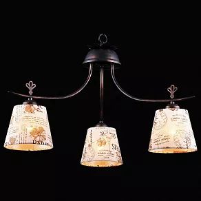 Подвесная люстра Natali Kovaltseva Alps ALPS 11430/3С BROWN GOLD