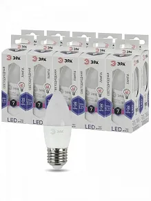 Лампа светодиодная Эра Стандарт E27 7Вт 6000K LED B35-7W-860-E27