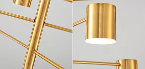 Люстра на штанге Imperiumloft Led Lighting Gold 8 Lampholders 40.2701-0