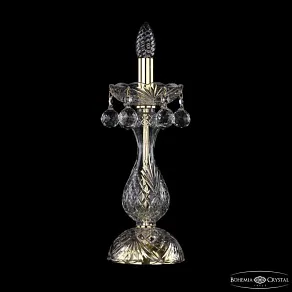 Настольная лампа декоративная Bohemia Ivele Crystal 1409 1409L/1-35 G