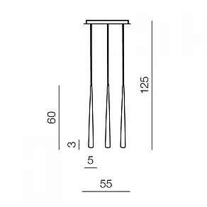 Подвесной светильник Azzardo Stylo 3 AZ0118