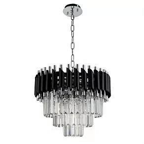 Подвесная люстра Natali Kovaltseva Darian DARIAN 76017/5C CHROME BLACK