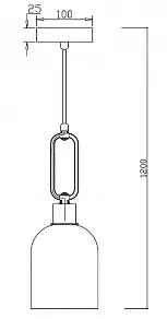 Подвесной светильник Freya Difuso FR5178PL-01N