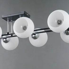 Потолочная люстра ILLUMICO TRENTO IL0791-8CSQ-25 BK CR TRENTO