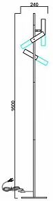 Торшер ST-Luce Eclip SL1236.405.03