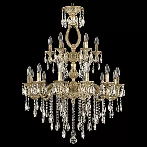 Подвесная люстра Bohemia Ivele Crystal 7102 71302/12+6/250/2d B FP