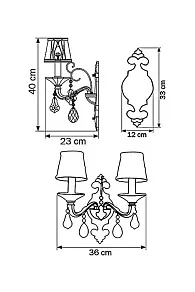 Бра Lightstar Tempo 720626
