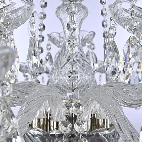 Подвесная люстра Bohemia Ivele Crystal 119 119/10+5/240 Ni