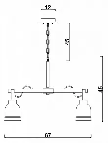 Подвесная люстра Vele Luce Calma VL2122L06