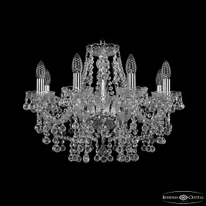 Подвесная люстра Bohemia Ivele Crystal 1409 1409/8/195 Ni