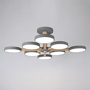 Люстра на штанге Imperiumloft TURNA Gray TURNA-B01