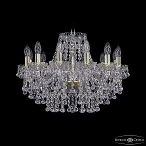 Подвесная люстра Bohemia Ivele Crystal 1409 1409/12/195 G