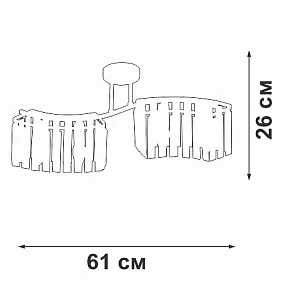 Потолочная люстра Vitaluce V5884 V5884-0/4PL