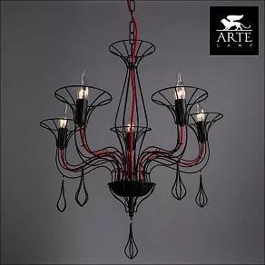 Подвесная люстра Arte Lamp Artefact A3225LM-5BK