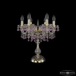 Настольная лампа декоративная Bohemia Ivele Crystal 1410 1410L/6/141-47 G V7010