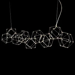 Подвесная люстра O-LUCE Bjork в линию без вставок 10964-3