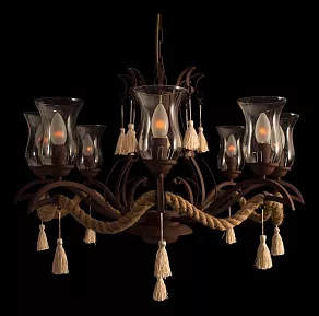 Подвесная люстра Arte Lamp Galeone A8989LM-8BR